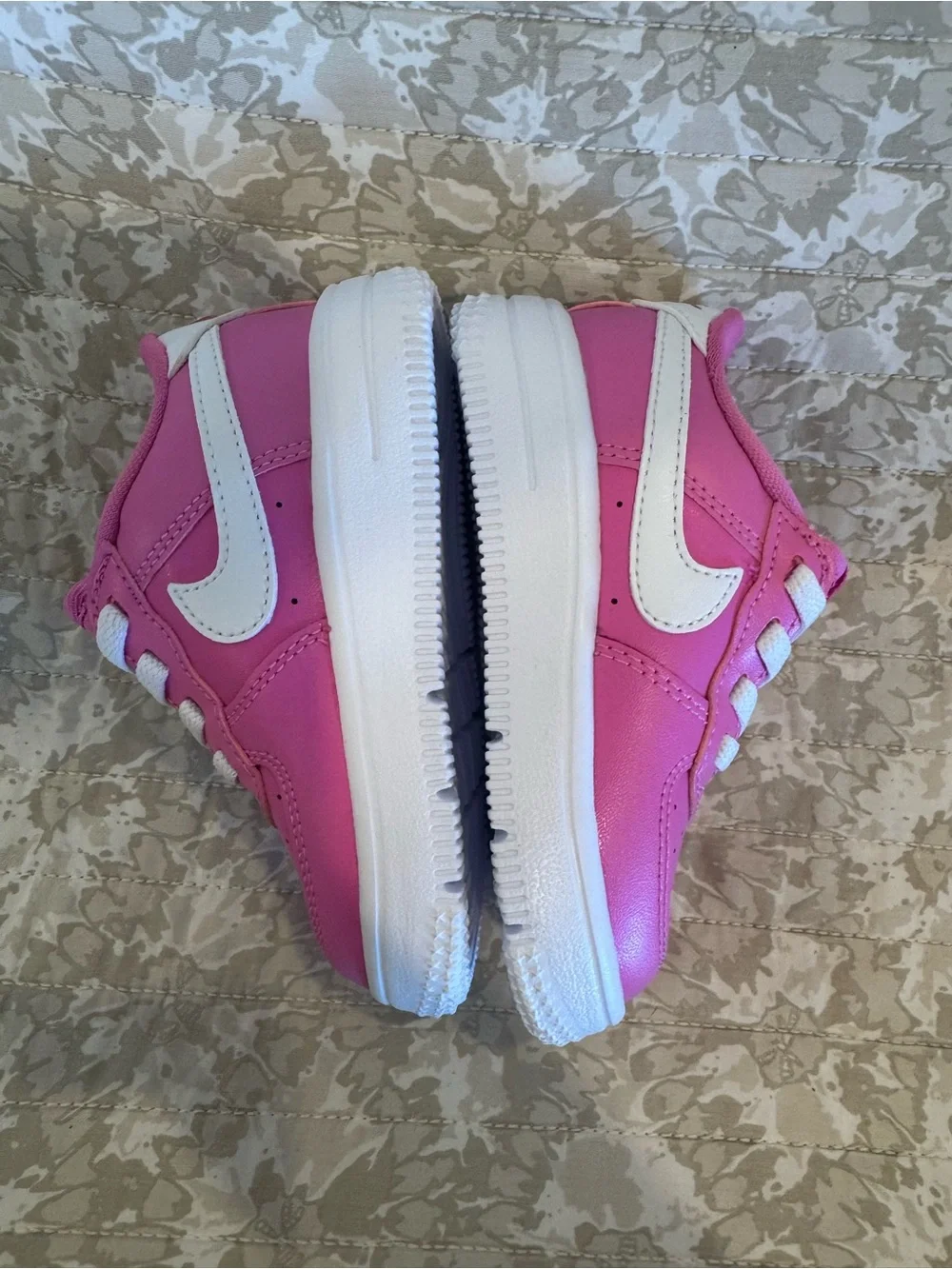 Nike Hot Pink and White Toddler Sneakers